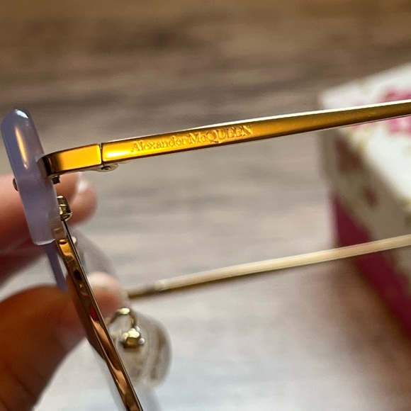 SALE❤️✨ALEXANDER MCQUEEN square-frame acetate unixes sunglasses ✨❤️ - Picture 9 of 14